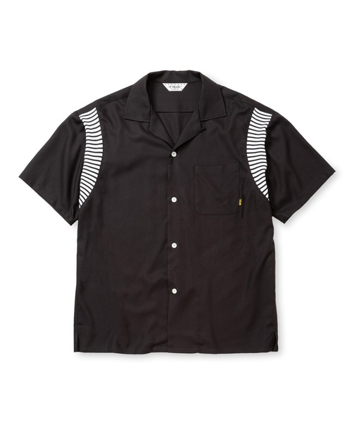 CALEE(キャリー)の「VINTAGE TYPE RIB BOWLING SH(シャツ/ブラウス・メンズ・ライトイエロー/ブラック/ホワイト・MEDIUM/LARGE/X-LARGE)」の3枚目の写真