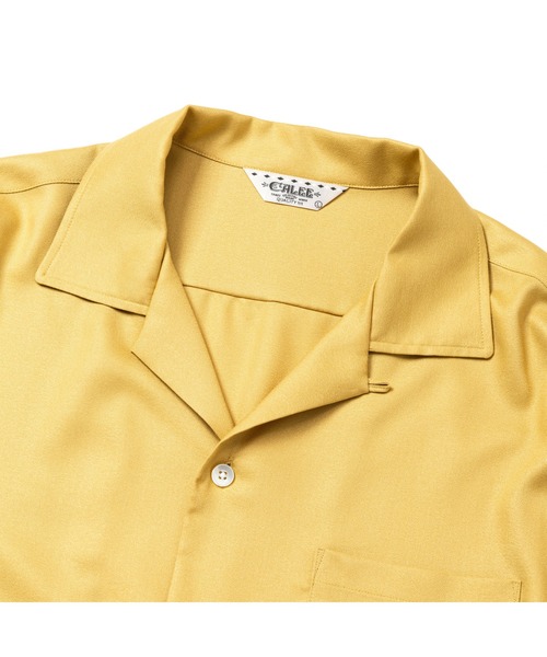 CALEE(キャリー)の「VINTAGE TYPE RIB BOWLING SH(シャツ/ブラウス・メンズ・ライトイエロー/ブラック/ホワイト・MEDIUM/LARGE/X-LARGE)」の6枚目の写真