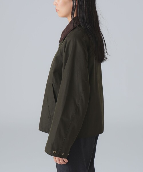 Barbour(バブアー)の「【別注】Barbour / TRANSPORT ジャケット(ブルゾン・レディース・ブラック/オリーブ・36/38)」の5枚目の写真