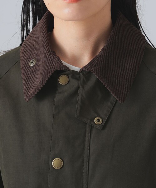 Barbour(バブアー)の「【別注】Barbour / TRANSPORT ジャケット(ブルゾン・レディース・ブラック/オリーブ・36/38)」の8枚目の写真