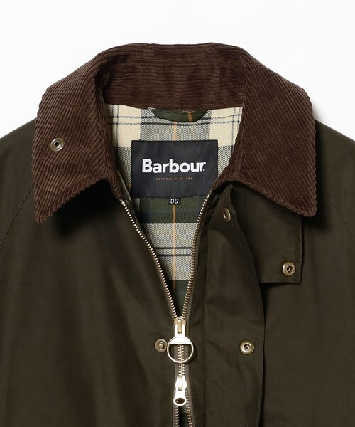 Barbour(バブアー)の「【別注】Barbour / TRANSPORT ジャケット(ブルゾン・レディース・ブラック/オリーブ・36/38)」の21枚目の写真