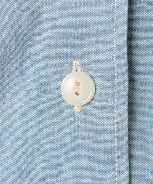 ブラウス シャツ ANATOMICA | シャンブレー オープンカラー半袖シャツ WOMEN レディース ANATOMICA ブラウス シャツ | シャンブレー オープンカラー半袖