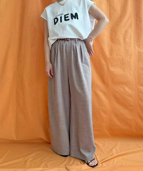 リネンライクワイドパンツ LHELBIE│Eimee Law & LHELBIE 公式