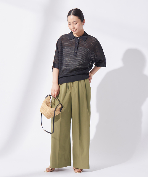 ジャーナルスタンダードレサージュ　アイアスワイドパンツ journal standard L'essage（ジャーナルスタンダードレサージュ