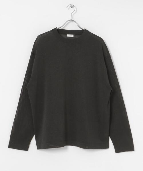 crepuscule（クレプスキュール）の「『別注』crepuscule×UR　Washi Knit Long-Sleeve T-shirts（ニット/セーター・メンズ・ダークブラウン/パープル/ブラック・1/2）」の15枚目の写真
