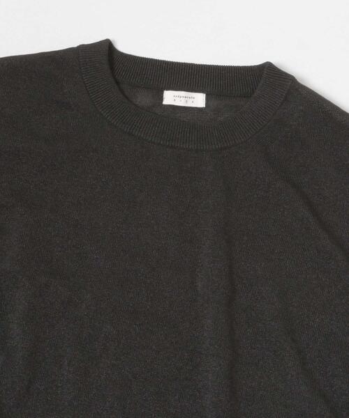 crepuscule（クレプスキュール）の「『別注』crepuscule×UR　Washi Knit Long-Sleeve T-shirts（ニット/セーター・メンズ・ダークブラウン/パープル/ブラック・1/2）」の16枚目の写真