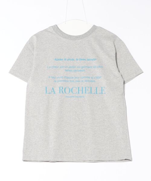 tシャツ USAコットン 汗染み防止 ロゴプリントTシャツ 2WAY レディース USAコットン 汗染み防止 ロゴプリントTシャツ 2WAY（Tシャツ