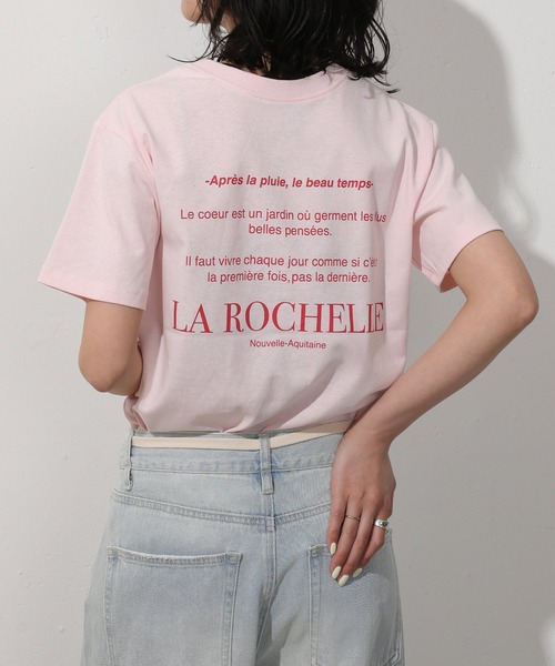 USAコットン 汗染み防止 ロゴプリントTシャツ 2WAY（Tシャツ
