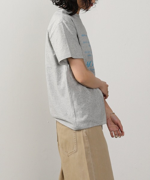 セール】USAコットン 汗染み防止 ロゴプリントTシャツ 2WAY（T