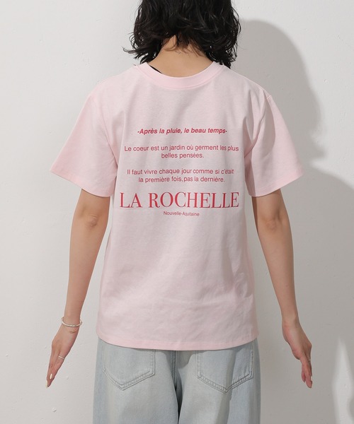 Corinna Houidi 日本未入荷 Alani ユニセックスコットンTシャツ USAコットン 汗染み防止 ロゴプリントTシャツ 2WAY（Tシャツ