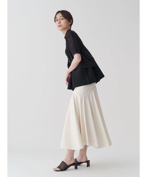 ニット セーター ハイネックペプラムニット レディース セール】ハイネックペプラムニット（ニット/セーター）｜TONAL