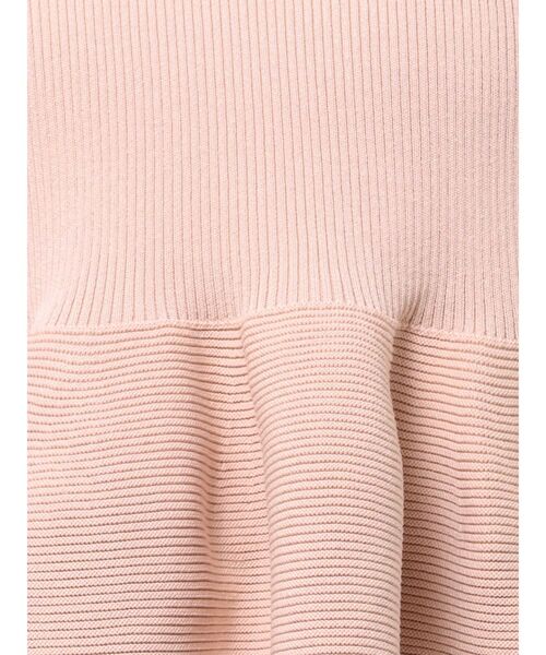 TONAL（トーナル）の「ハイネックペプラムニット（ニット/セーター・レディース・ブラック/ベビーピンク/オフホワイト/グレー・MEDIUM）」の17枚目の写真