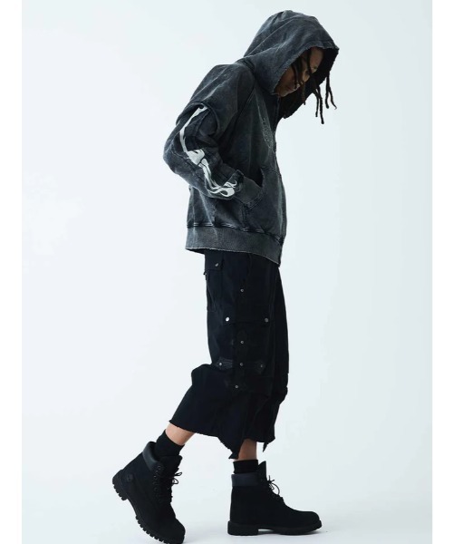 threetimes ♥ Layered lace hoodie /追跡付 threetimes(スリータイムズ)のレディース パーカー・フーディ