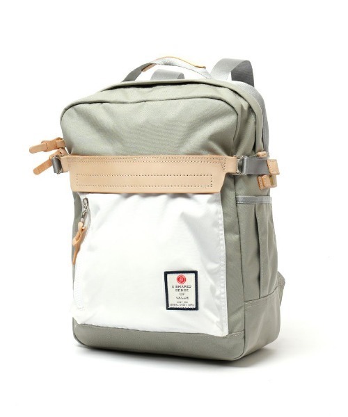 AS2OV(アッソブ)の「【AS2OV/アッソブ】 HIGHDENSITY SQUARE BACKPACK(バックパック/リュック・メンズ・グレー/ブラック/ネイビー・FREE)」の1枚目の写真