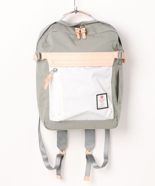 AS2OV(アッソブ)の「【AS2OV/アッソブ】 HIGHDENSITY SQUARE BACKPACK(バックパック/リュック・メンズ・グレー/ブラック/ネイビー・FREE)」の22枚目の写真