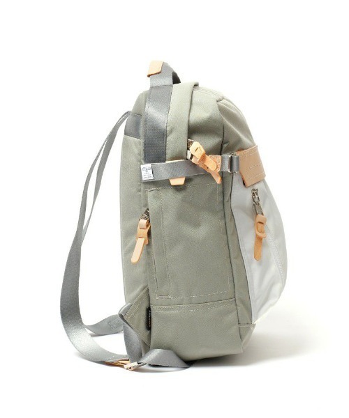 AS2OV(アッソブ)の「【AS2OV/アッソブ】 HIGHDENSITY SQUARE BACKPACK(バックパック/リュック・メンズ・グレー/ブラック/ネイビー・FREE)」の8枚目の写真