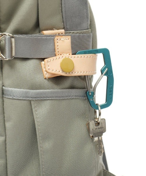 AS2OV(アッソブ)の「【AS2OV/アッソブ】 HIGHDENSITY SQUARE BACKPACK(バックパック/リュック・メンズ・グレー/ブラック/ネイビー・FREE)」の14枚目の写真