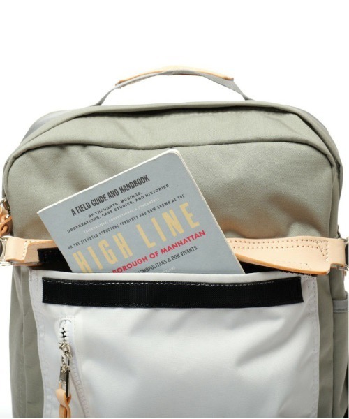 AS2OV(アッソブ)の「【AS2OV/アッソブ】 HIGHDENSITY SQUARE BACKPACK(バックパック/リュック・メンズ・グレー/ブラック/ネイビー・FREE)」の17枚目の写真