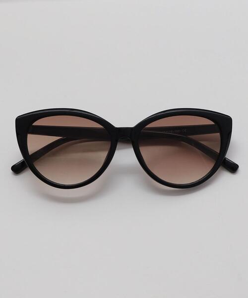 WEGO（ウィゴー）の「WEGO/キャットアイカラーレンズアイウェア（サングラス・レディース・ブラック/カーキ/オフホワイト・FREE）」の3枚目の写真