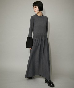 WEB限定(一部店舗展開あり)】MIXパターンニットワンピース