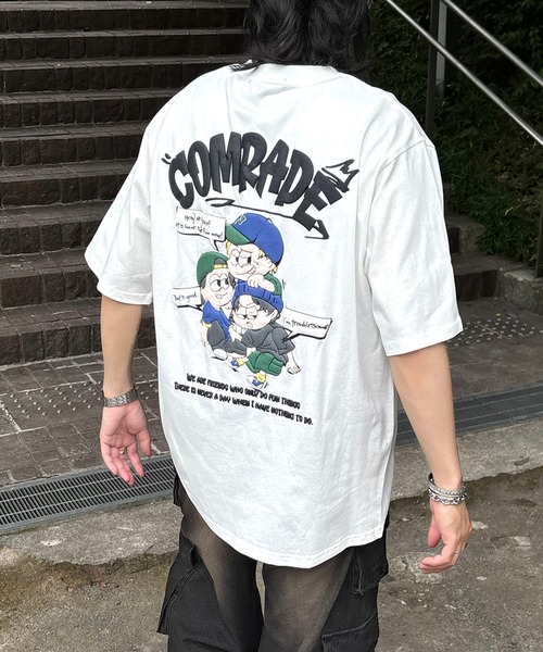 ILL'S(イルズ)の「ビッグシルエット ゴーストルミナス発泡バックプリント半袖Tシャツ カットソー メンズ レディース(Tシャツ/カットソー・メンズ・ホワイト/ホワイト系その他/グリーン系2/ピンク/ホワイト系その他2/ブラック系その他/ミント/ピンク系その他2/ブラック/ブラック系その他2・M/L)」の13枚目の写真
