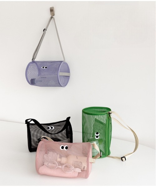 TONE SELECT GOODS（トーンセレクトグッズ）の「LESRIRE/メッシュポーチ・バッグ L9173（ハンドバッグ・レディース・ブラック/グリーン/ピンク/パープル・FREE）」の10枚目の写真