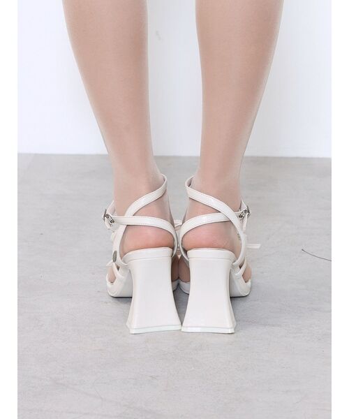 EATME(イートミー)の「リボンサンダル(サンダル・レディース・アイボリー/ブラック・M/L/S)」の6枚目の写真