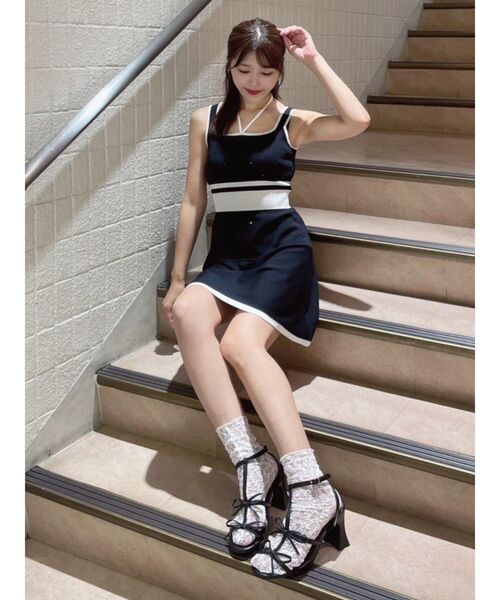 EATME(イートミー)の「リボンサンダル(サンダル・レディース・アイボリー/ブラック・M/L/S)」の11枚目の写真