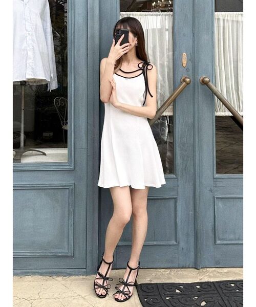 EATME(イートミー)の「リボンサンダル(サンダル・レディース・アイボリー/ブラック・M/L/S)」の21枚目の写真