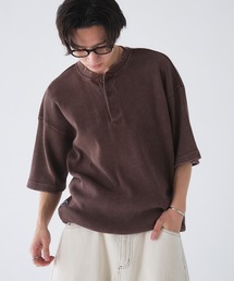 Henry Neck Snow-Washed Thermal T / ヘンリーネックスノー加工サーマルT