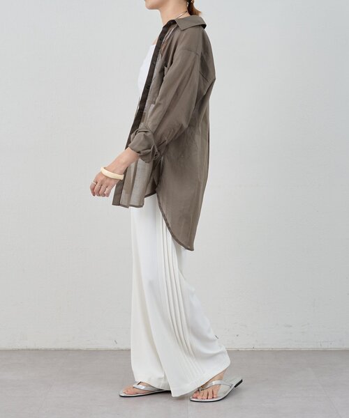 SHENERY（シーナリー）の「《みんなの欲しいが詰まった》サイドラインパンツ（その他パンツ・レディース・オフホワイト/ネイビー・40/38/36）」の12枚目の写真