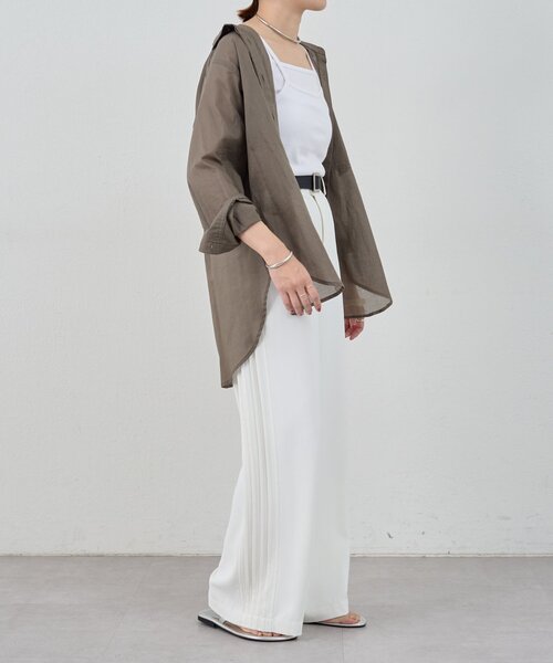 SHENERY（シーナリー）の「《みんなの欲しいが詰まった》サイドラインパンツ（その他パンツ・レディース・オフホワイト/ネイビー・40/38/36）」の15枚目の写真