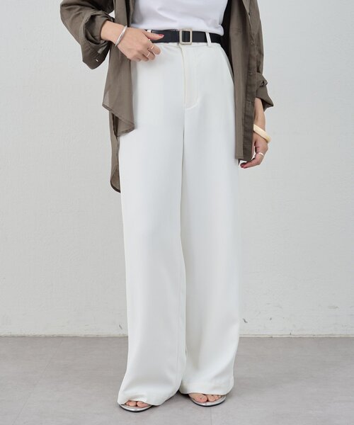 SHENERY（シーナリー）の「《みんなの欲しいが詰まった》サイドラインパンツ（その他パンツ・レディース・オフホワイト/ネイビー・40/38/36）」の18枚目の写真