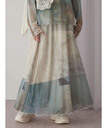 merry jenny | dreamingメッシュフレアスカート(スカート)