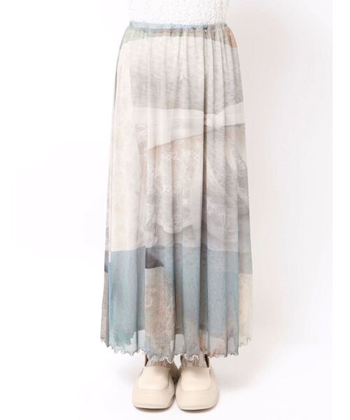 merry jenny（メリージェニー）の「dreamingメッシュフレアスカート（スカート・レディース・ピンク/グリーン・FREE）」の21枚目の写真