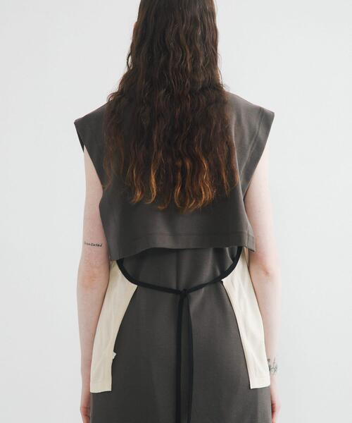 LAATO（ラート）の「layered one piece（ワンピース・レディース・オフホワイト/ブラック/ブルー系その他・FREE）」の22枚目の写真