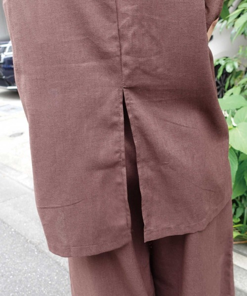 CORNERS by KR（コーナーズバイケーアール）の「【CORNERS by KR】リネンライクオーバーサイズベスト【セットアップ可能】（ベスト・レディース・ブラウン/ベージュ/ブラック・M）」の16枚目の写真