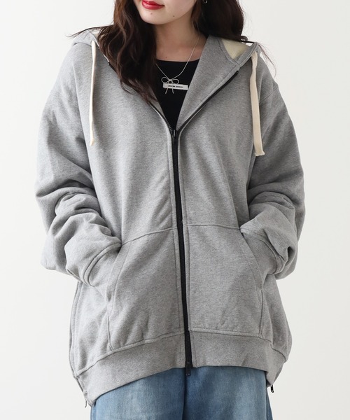 FOG ESSENTIALS(エフオージーエッセンシャルズ)の「FOG ESSENTIALS/エッセンシャルズ FULL ZIP SWEAT HOODIE フーディー スウェット トレーナー メンズ 秋物 秋服 2026年秋冬(パーカー・メンズ・ヘザーグレー/ホワイト・XL/L/M/S/XS)」の2枚目の写真