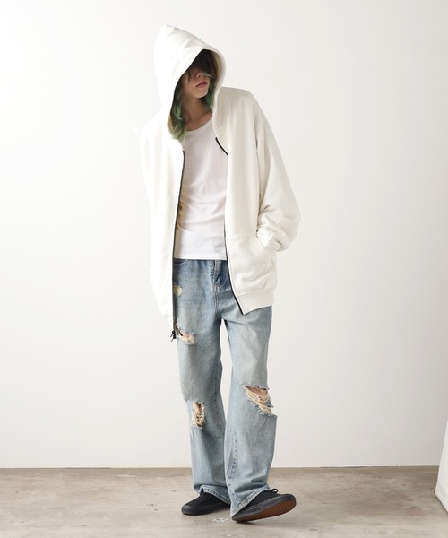 FOG ESSENTIALS(エフオージーエッセンシャルズ)の「FOG ESSENTIALS/エッセンシャルズ FULL ZIP SWEAT HOODIE フーディー スウェット トレーナー メンズ 秋物 秋服 2026年秋冬(パーカー・メンズ・ヘザーグレー/ホワイト・XL/L/M/S/XS)」の6枚目の写真