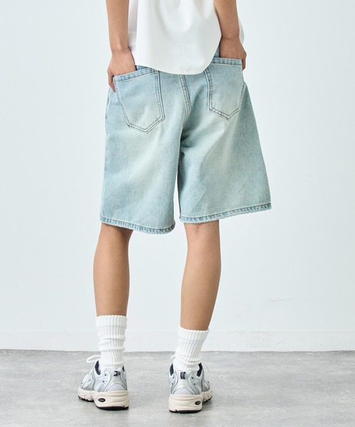ANAP(アナップ)の「デニム ハーフパンツ(デニムパンツ・レディース・ブラック/ライトブルー・S/M)」の14枚目の写真