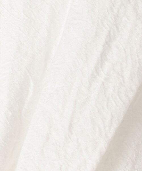 DES PRES（デ・プレ）の「コットンナイロンジャガードオープンスリーブブラウス（シャツ/ブラウス・レディース・ホワイト・FREE）」の8枚目の写真