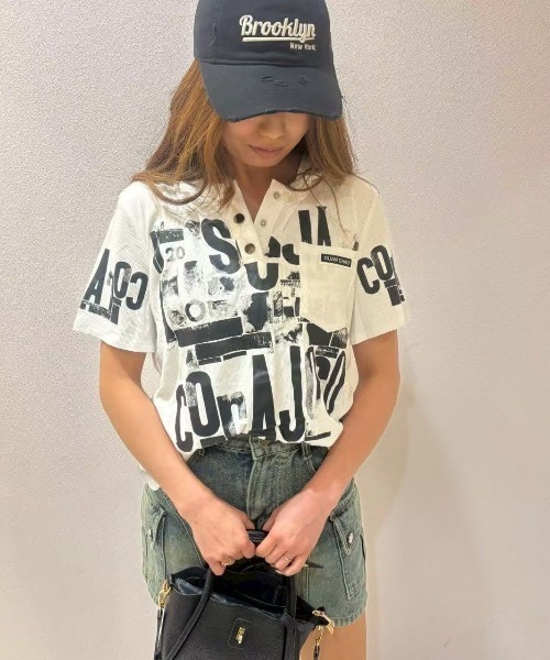 LETee(レティー)の「ロゴデザインフード付きトップス♪(Tシャツ/カットソー・レディース・ブラック/ホワイト・FREE)」の14枚目の写真