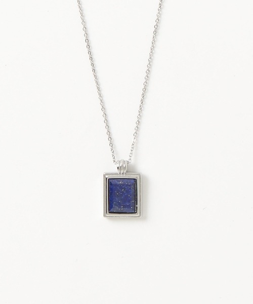 マイペースのリュウ商品　ラピスラズリ　SILVER 　ネックレス Zoule ゾーラ：ステンレスシリーズ stainless N-64 ステンレス