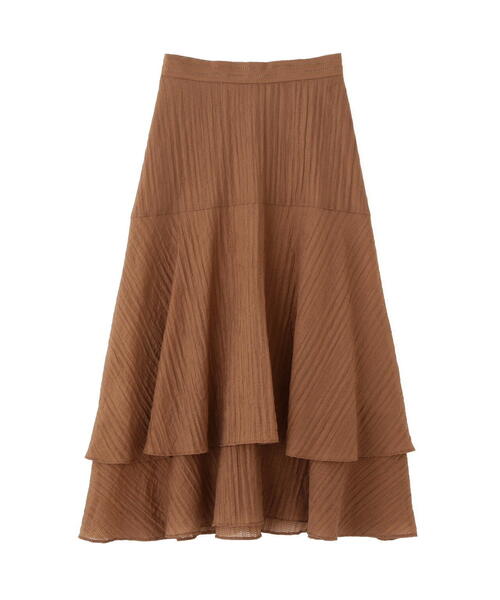 PROPORTION BODY DRESSING（プロポーションボディドレッシング）の「シアードビーティアードスカート / 1215220701（スカート・レディース・ホワイト/ブラウン/レッド・SMALL/MEDIUM）」の12枚目の写真