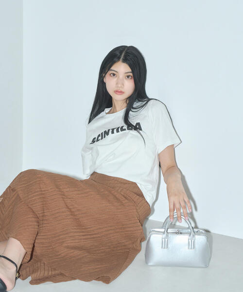 PROPORTION BODY DRESSING（プロポーションボディドレッシング）の「シアードビーティアードスカート / 1215220701（スカート・レディース・ホワイト/ブラウン/レッド・SMALL/MEDIUM）」の13枚目の写真