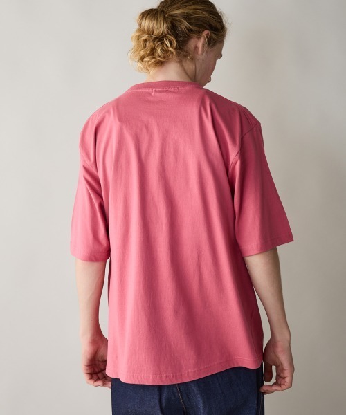 rehacer(レアセル)の「rehacer : Burst Flower Relax Fit T-shirt / バースト フラワー リラックス フィットTシャツ(Tシャツ/カットソー・メンズ・スミクロ/ベージュ/ピンク・SMALL/MEDIUM/LARGE/X-LARGE)」の9枚目の写真