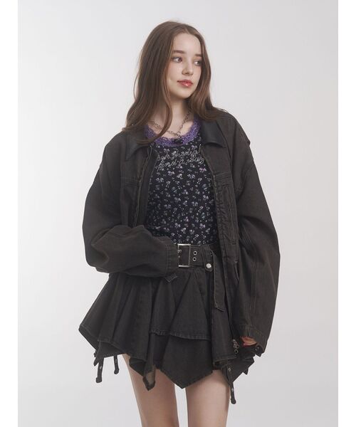 m*o様 ルース　35セット セール】ルーズワークジャケット【セットアップ対応】（デニム