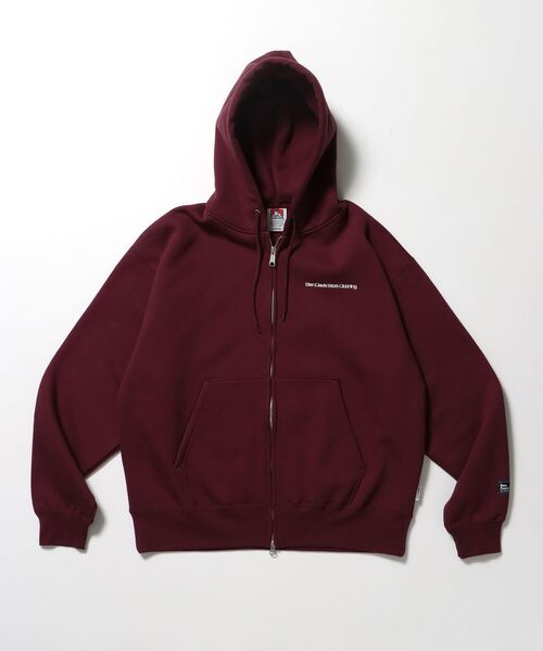 BEN DAVIS（ベンデイビス）の「【BEN DAVIS（ベンデイビス）】HEAVY SWEAT ZIP HOODIE / パーカー ジップ ワンポイント 刺繍 裏起毛（パーカー・メンズ・ブルーグレー/ブラック/バーガンディー/アッシュグレー/モカ・X-LARGE/LARGE/MEDIUM）」の5枚目の写真