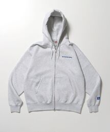 【BEN DAVIS(ベンデイビス)】HEAVY SWEAT ZIP HOODIE / パーカー ジップ ワンポイント 刺繍 裏起毛