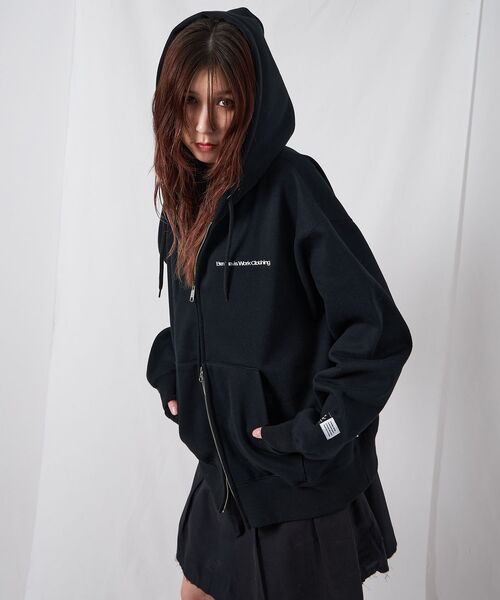 BEN DAVIS（ベンデイビス）の「【BEN DAVIS（ベンデイビス）】HEAVY SWEAT ZIP HOODIE / パーカー ジップ ワンポイント 刺繍 裏起毛（パーカー・メンズ・ブルーグレー/ブラック/バーガンディー/アッシュグレー/モカ・X-LARGE/LARGE/MEDIUM）」の6枚目の写真